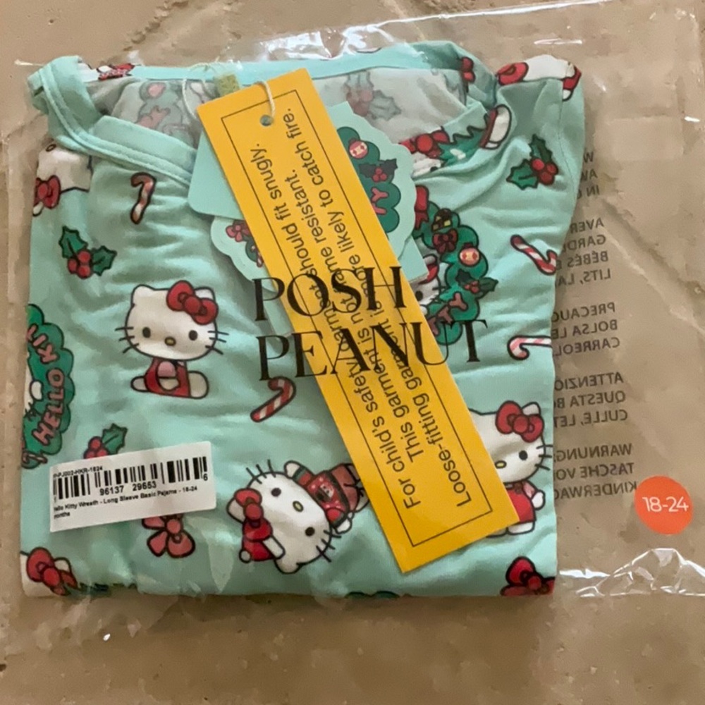 NIP Posh Peanut Hello Kitty bamboo pajamas
